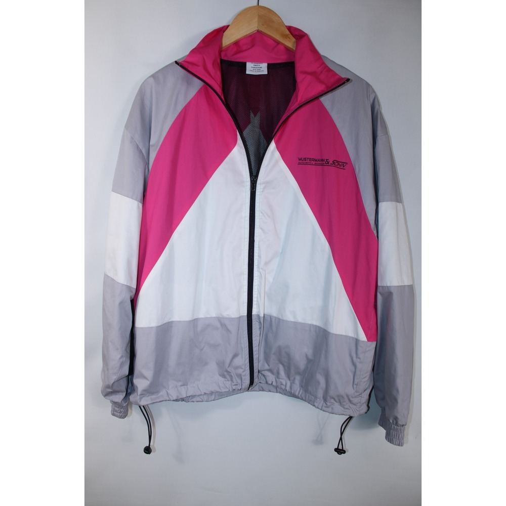 Vetements Unisex XS Multicolor Full Zip Windbreaker Mustermann Track Jacket